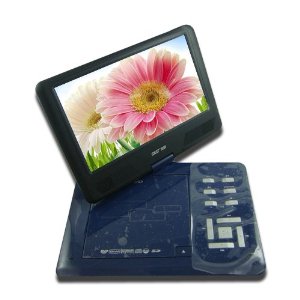 先科 移动dvd gt988(9寸移动小电视 led高清屏 日立光头) 蓝色