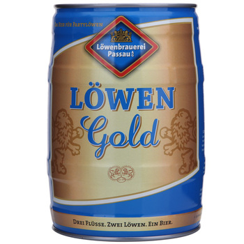 lowen 罗维黄啤酒 5l桶 德国